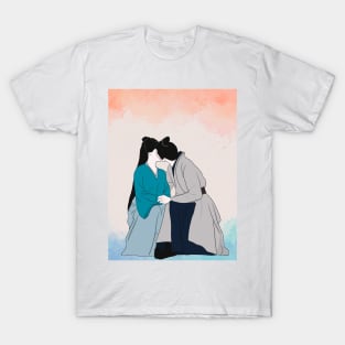 First kiss Love Like Galaxy illustration T-Shirt